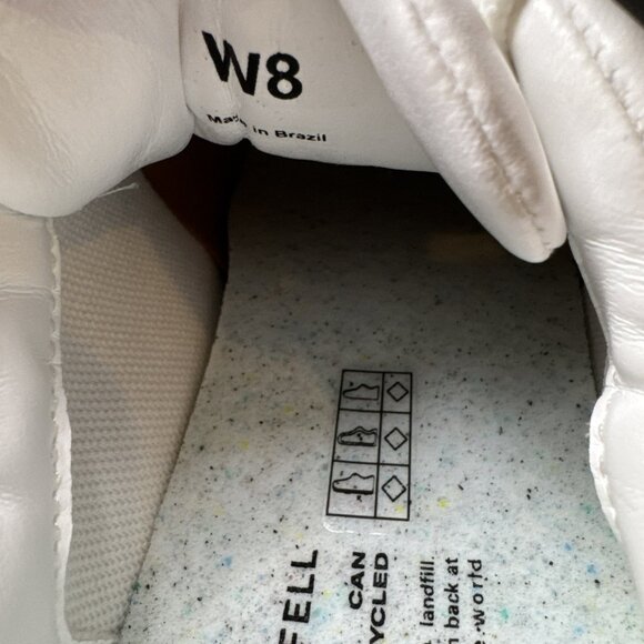 Thousand Fell Lace-up Women's Size 8 White Sneakers - Picture 8 of 9